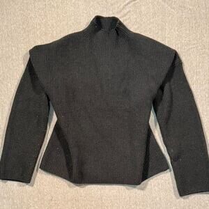 Abercrombie black ribbed turtleneck sweater
